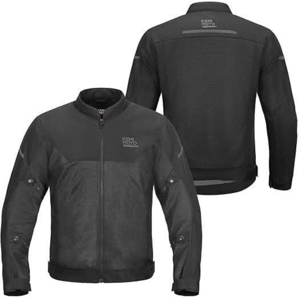 KEMIMOTO Men’s 2X Motorcycle Riding Jacket- CE Armour-Breathable Mesh-Reflective